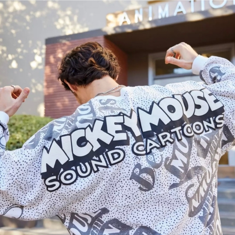 Mickey Mouse Sound Cartoons Spirit Jersey for Adults  MEDIUM